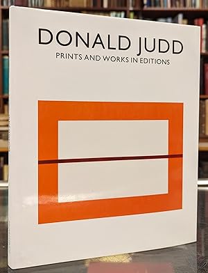 Seller image for Donald Judd: Prints and Works in Editions for sale by Moe's Books