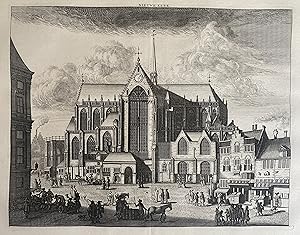 Bild des Verkufers fr Nieuwe Kerk from Beschryvinge van Amsterdam zum Verkauf von Harrison-Hiett Rare Books