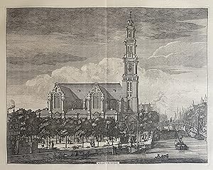 Bild des Verkufers fr Wester Kerk from Beschryvinge van Amsterdam zum Verkauf von Harrison-Hiett Rare Books