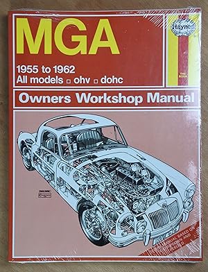 Imagen del vendedor de MGA 1955 to 1962 All Models ohv dohc Haynes Owners Workshop Manual a la venta por Richard Sharp