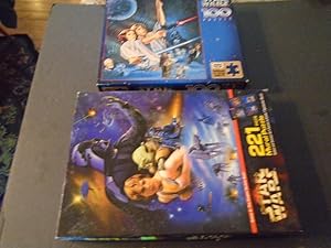 2 Vinatge Star Wars Jigsaw Puzzles Complete check listing for specifics
