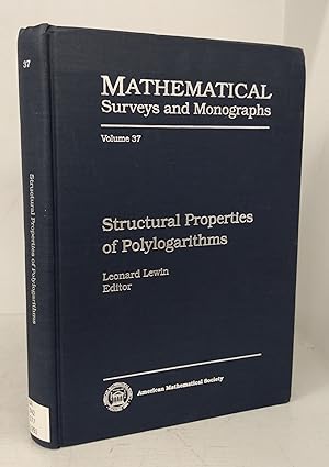 Bild des Verkufers fr Structural Properties of Polylogarithms zum Verkauf von Attic Books (ABAC, ILAB)