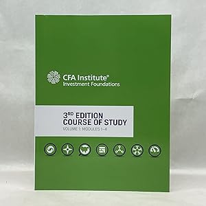 CFA INSTITUTE INVESTMENT FOUNDATIONS PROGRAM, 3RD EDITION (VOL 1)