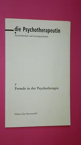 Seller image for FREMDE IN DER PSYCHOTHERAPIE. , Nr 7 for sale by Butterfly Books GmbH & Co. KG