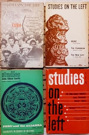 Seller image for Studies On The Left: A Journal Of Research, Social Theory, And Review, 4 Issues, 1960 - 1964 for sale by Legacy Books II