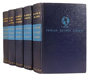 Seller image for POPULAR SCIENCE LIBRARY 5 VOLUME SET: THE STORY OF OUR EARTH / THE STORY OF CHEMISTRY / THE STORY OF ELECTRICITY AND MAGNETISM / THE STORY OF FORCE AND MOTION/ THE STORY OF MECHANICS for sale by Rare Book Cellar