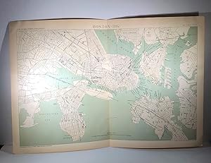 Map of Boston (1884). Atlas des ports étrangers.