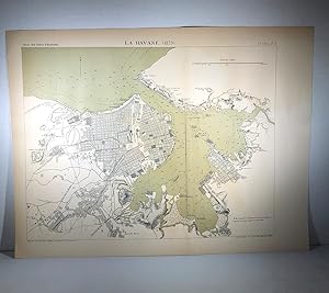 Map of Havana (1879). Atlas des ports étrangers.