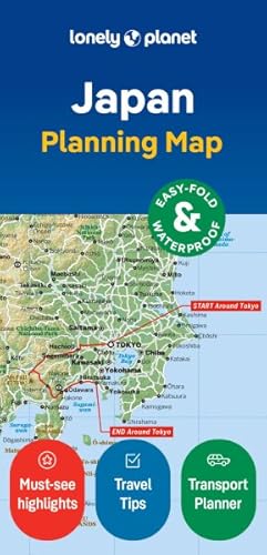 Seller image for Lonely Planet Planning Map Japan for sale by GreatBookPrices