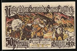 Bild des Verkufers fr Notgeld Gross-Flottbek 1921, 50 Pfennig, Brger im 30 jhrigen Krieg zum Verkauf von Bartko-Reher