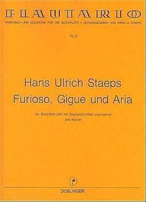 Bild des Verkufers fr Furioso, Gigue und Ariafr Blockflte (SA abwechselnd) und Klavier zum Verkauf von AHA-BUCH GmbH