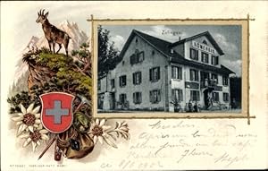 Präge Wappen Ansichtskarte / Postkarte Zofingen Kanton Aargau, Gasthaus Römerberg