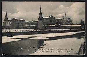 Ansichtskarte Moscou / Moskau, Kremlin, Vue generale