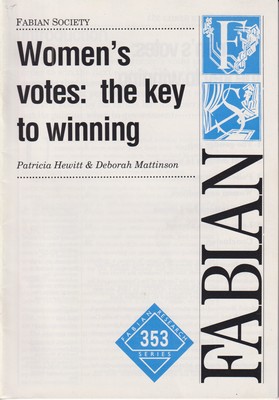 Seller image for Women's Key Votes: The Key to Winning (Fabian Research Series 353) for sale by Kennys Bookshop and Art Galleries Ltd.
