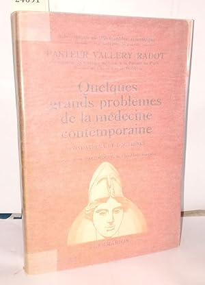 Imagen del vendedor de Quelques grands problmes de la mdecine contemporaine a la venta por Librairie Albert-Etienne