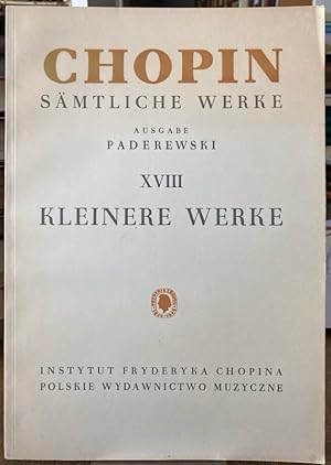 Kleinere Werke für Klavier.