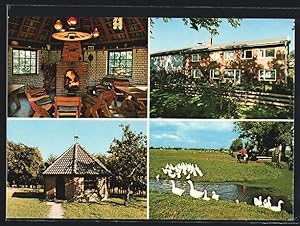 Bild des Verkufers fr Ansichtskarte Koldenbttel /Halbinsel Eiderstedt, Pension Ferien auf dem Bauernhof zum Verkauf von Bartko-Reher