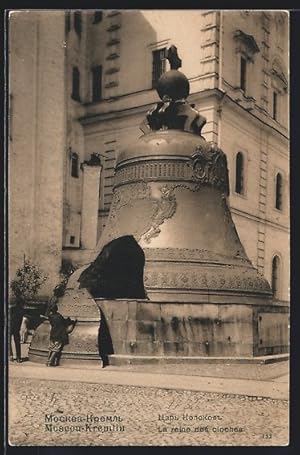 Ansichtskarte Moskau, Kreml - Gelände: berühmte Zaren-Glocke