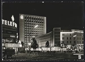 Bild des Verkufers fr Ansichtskarte Berlin-Charlottenburg, Kurfrstendamm, Allianz Hochhaus zum Verkauf von Bartko-Reher