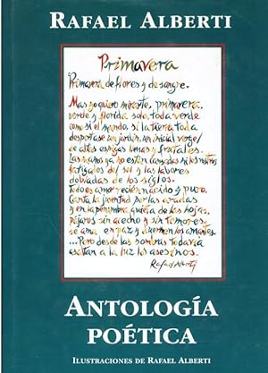 Seller image for Antologa Potica. Rafael Alberti. Ilustrado. for sale by Grupo Letras