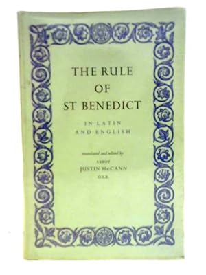 Bild des Verkufers fr The Rule Of Saint Benedict zum Verkauf von World of Rare Books