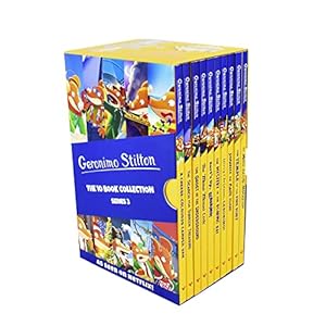 Seller image for Geronimo Stilton: The 10 Book Collection (Series 3) Box Set (A Cheese-Coloured Camper Van, The Mona Mousa Code . Surf's Up, Geronimo) (Geronimo Stilton - Series 3) for sale by WeBuyBooks