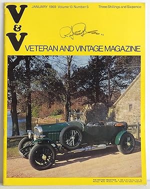 Imagen del vendedor de V & V Veteran and Vintage Magazine January 1969 Volume 13 Number 5 a la venta por Argyl Houser, Bookseller