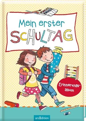 Bild des Verkufers fr Mein erster Schultag: Erinnerungsalbum | Eintragbuch fr Kinder ab 5 Jahren, Geschenk Schulanfang, Einschulung zum Verkauf von Rheinberg-Buch Andreas Meier eK