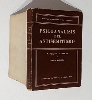 Seller image for Psicoanlisis del antisemitismo for sale by La Social. Galera y Libros