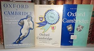 Oxford V Cambridge. The Story of the University Rugby Match. (With signature of H. D. Springall) ...