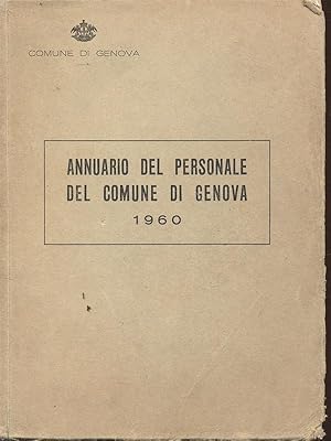 Annuario del personale del Comune di Genova 1960