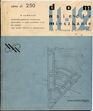 Dom, Osiedle, Mieszkanie. Rok IV, listopad-grudzien 1932, Nr. 11-12 [Vol. 4 (1932), No. 11-12 (No...