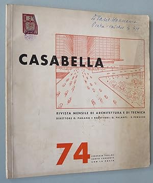 Casabella. Rivista mensile di architettura e di tecnica. Anno VII, n. 74, febbraio 1934 [Vol. 7 (...
