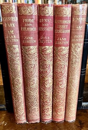 Bild des Verkufers fr THE WORKS OF JANE AUSTEN COMPLETE IN FIVE VOLUMES zum Verkauf von Elder Books