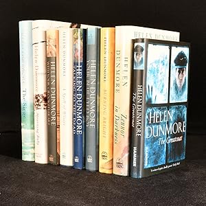 Seller image for Nine Volumes of Helen Dunmore Novels, With Five Signed; Darkness in Zennor A Spell of Winter Talking to the Dead Your Blue-Eyed Boy With Your Crooked Heart Burning bright The Siege Mourning Ruby The Greatcoat for sale by Rooke Books PBFA