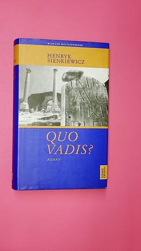 Bild des Verkufers fr QUO VADIS? BAND 1. vollstndige Ausgabe zum Verkauf von HPI, Inhaber Uwe Hammermller