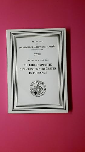 Imagen del vendedor de JAHRBUCH DER ALBERTUS-UNIVERSITT ZU KNIGSBERG, PR. a la venta por HPI, Inhaber Uwe Hammermller