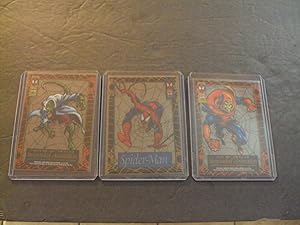 3 Spider-Man Suspended Animation Chase Cards 6-7,12 Of 12 1994 Fleer