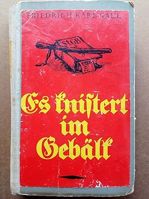 Bild des Verkufers fr Es knistert im Geblk. Der Pitaval der Weimarer Republik. 3. Band. zum Verkauf von Versandantiquariat Jena