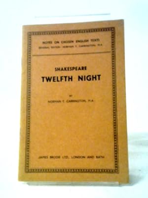 Imagen del vendedor de Shakespeare Twelfth Night a la venta por World of Rare Books