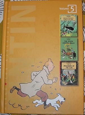 Seller image for Adventures of Tintin (Volume 5 ) - Compact Edition ; Red Rackham's Treasure / The Seven Crystal Balls / Prisoners of the Sun for sale by eclecticbooks