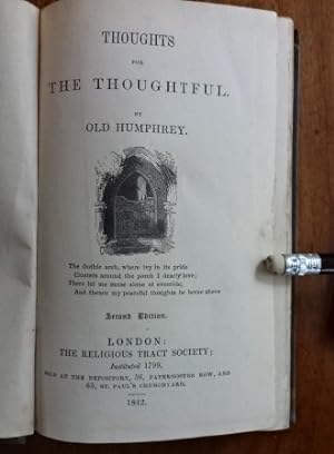 Seller image for Thoughts for the thoughtful. for sale by WestField Books