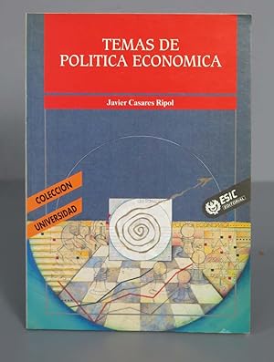 Immagine del venditore per Temas de pol�tica econ�mica. Javier Casares Ripol venduto da EL DESVAN ANTIG�EDADES