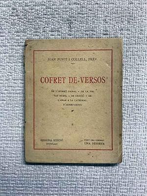 Imagen del vendedor de Cofret de versos a la venta por Campbell Llibres