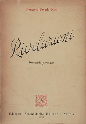 Seller image for Rivelazioni. Dramatis personae for sale by FABRISLIBRIS