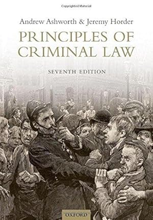 Bild des Verkufers fr Principles of Criminal Law zum Verkauf von WeBuyBooks