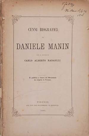 Cenni biografici di Daniele Manin