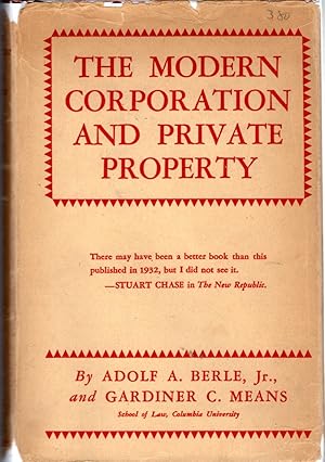 Seller image for The Modern Corporation and Private Property (Legal Classics Library) for sale by Dorley House Books, Inc.