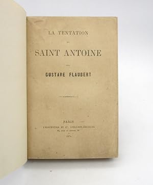 Image du vendeur pour La Tentation de Saint Antoine mis en vente par L'Ancienne Librairie