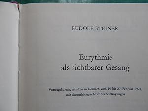 Eurythmie als sichtbarer Gesang